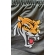 Shorts de Muay Thai Estilo Tailandês Go Fight Mini Tiger