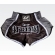 Shorts de Muay Thai Estilo Tailandês Go Fight  Preto/Grafite