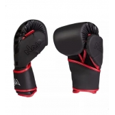 Kit luva Naja Black + bandagem+ protetor bucal preta /vermelha