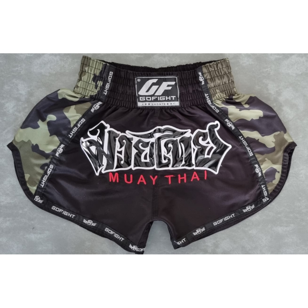 Doll Voodoo Print Muay Thai Boxing Shorts