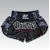 Shorts de Muay Thai Estilo Tailandês Go Fight Camuflado Black