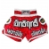 Shorts de Muay Thai  Lumpinee Original Tailândes Vermelho