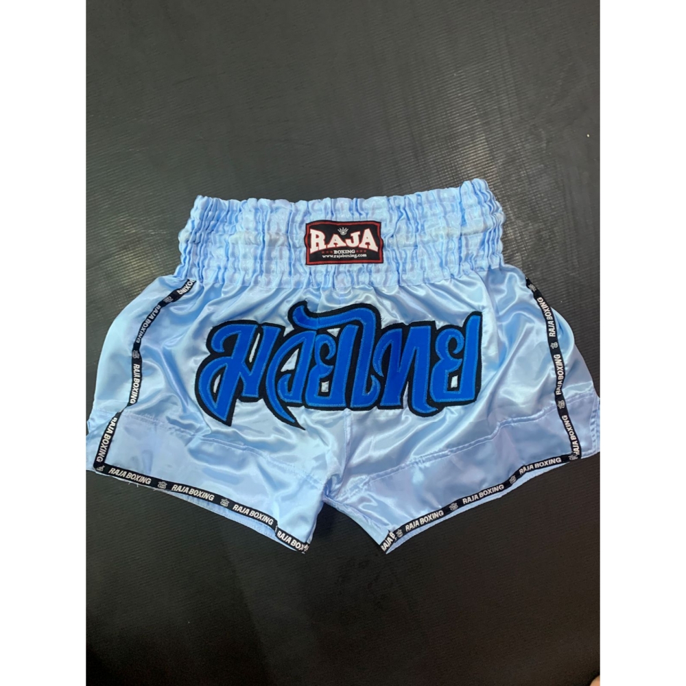 Shorts de Muay Thai  Raja Original Tailândes Azul Claro