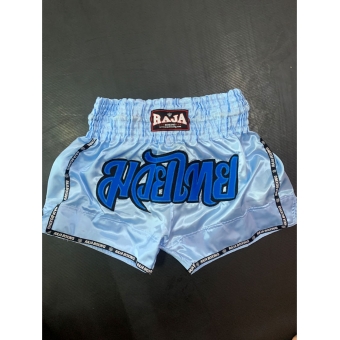 Shorts de Muay Thai  Raja Original Tailândes Azul Claro