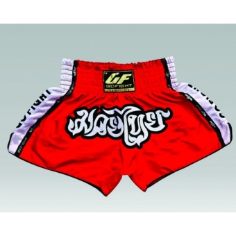 Shorts de Muay Thai Estilo Tailandês Go Fight NW Red Top Séries