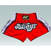 Shorts de Muay Thai Estilo Tailandês Go Fight NW Red Top Séries
