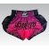 Shorts de Muay Thai Estilo Tailandês Go Fight Sak Pink Degrade