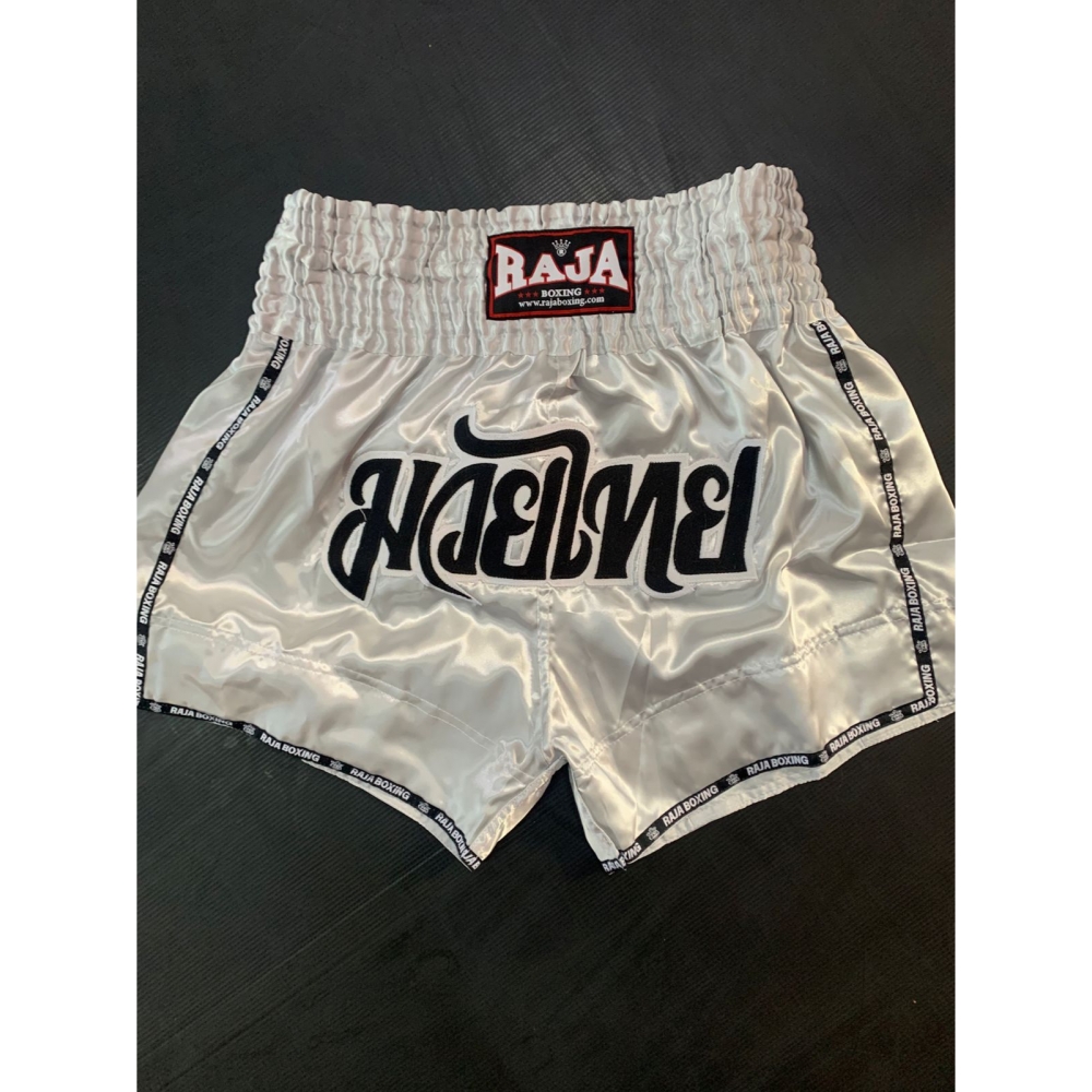 Shorts de Muay Thai  Raja Original Tailândes Branco