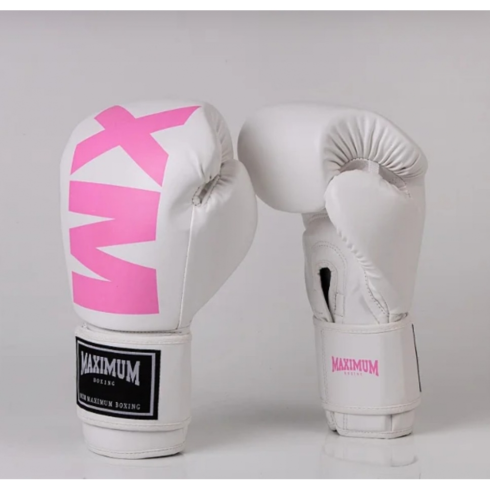 Luva Maximum MXM  White/Pink