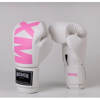 Luva Maximum MXM  White/Pink