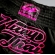 Shorts de Muay Thai Estilo Tailandês Go Fight Pink Symbol Top Séries