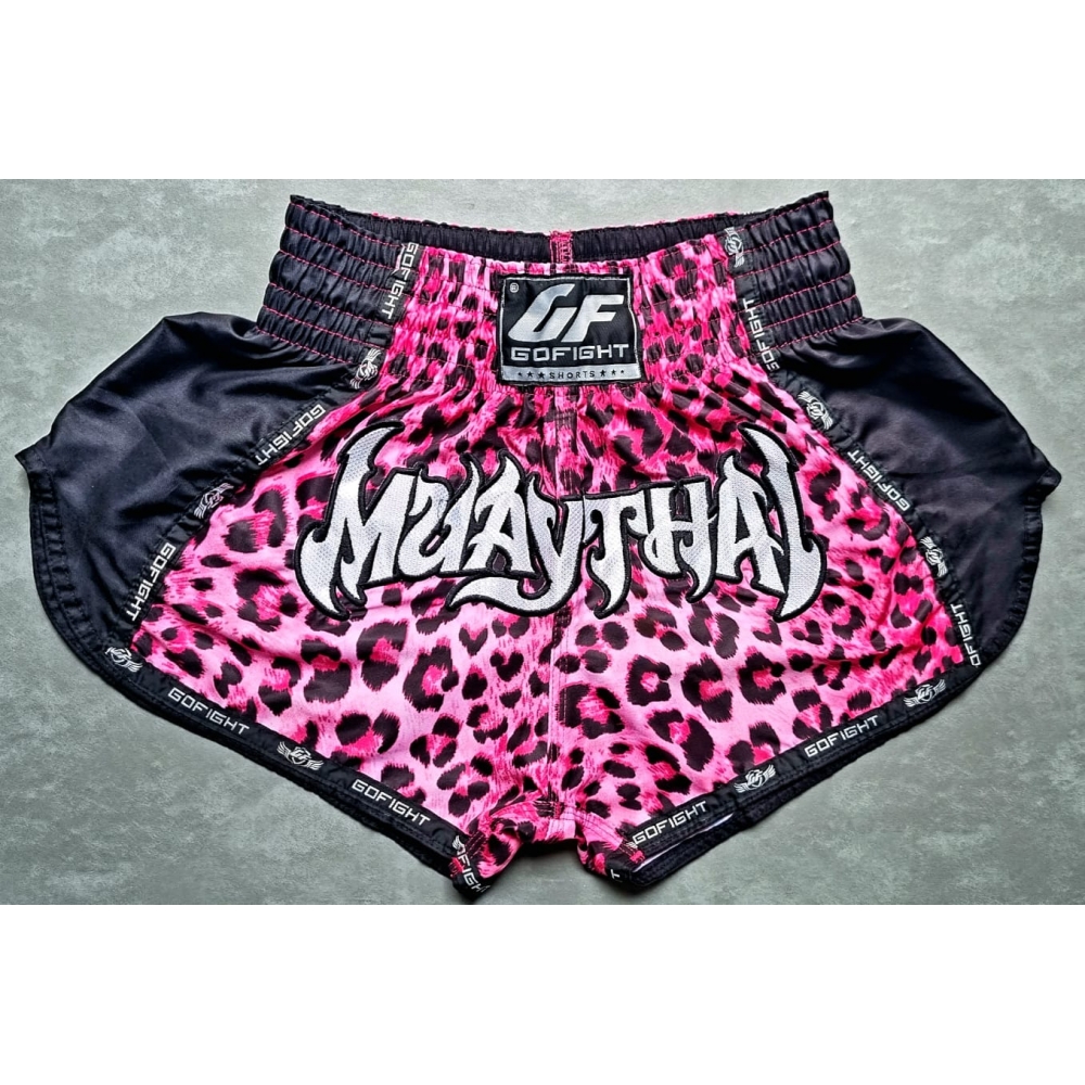 Polka Dot Lime Green And White Print Muay Thai Boxing Shorts